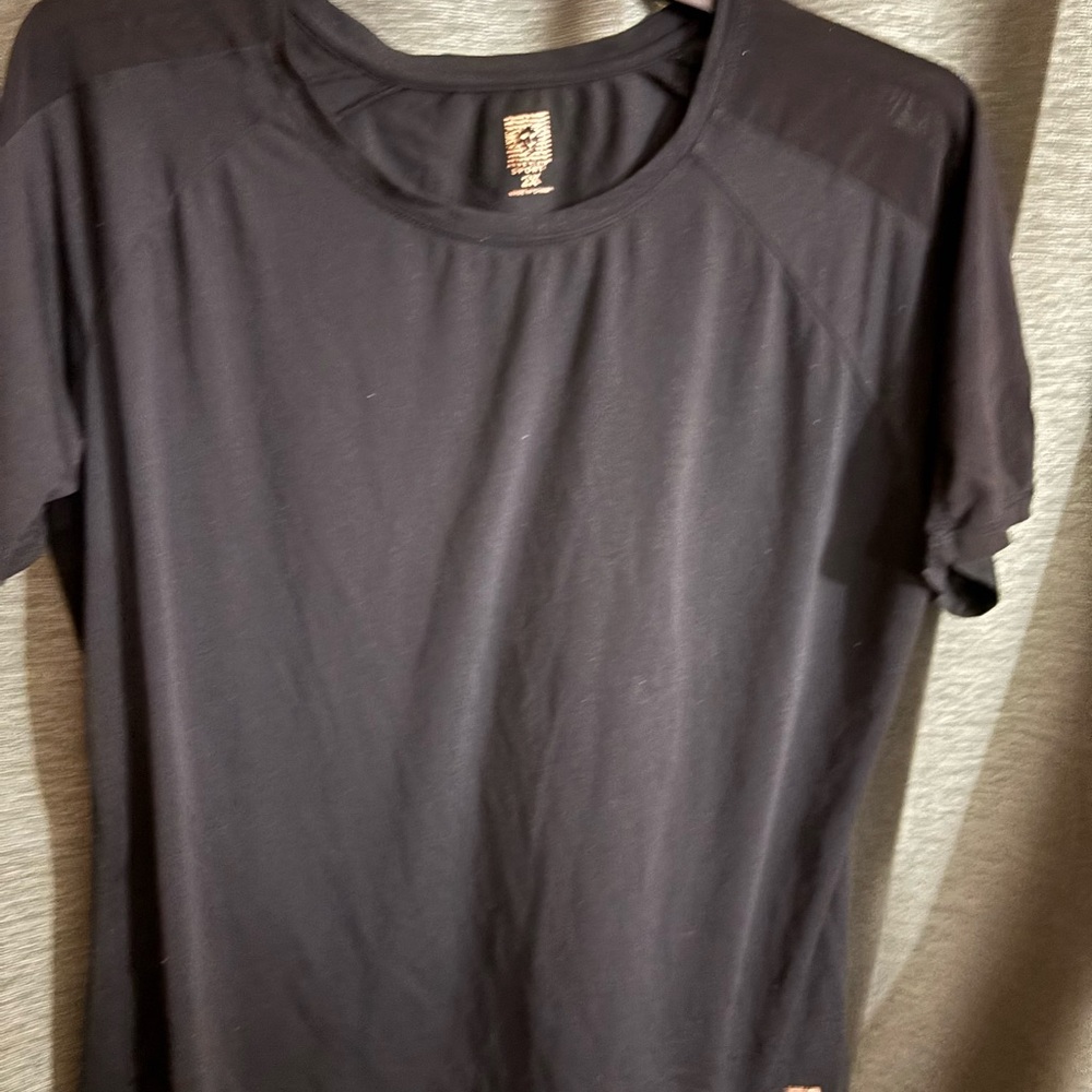 Anne Klein Black Short Sleeve Top